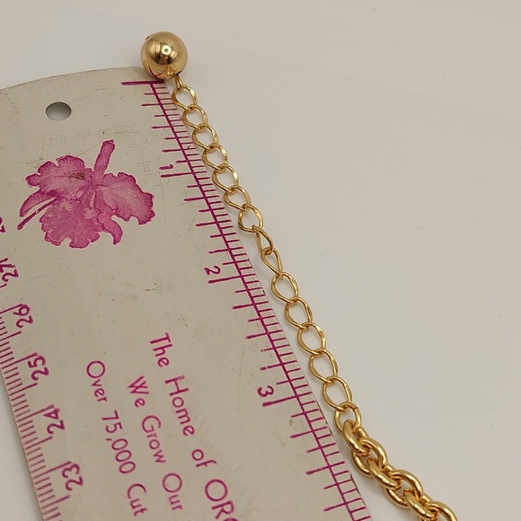 KATE SPADE White & Goldtone Cube Necklace With Rhinestones - Women's Jewelry EUC - Picture 12 of 13